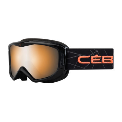 Women's Cebe Goggles - Cebe Legend M Goggles. Black Coral - Orange Flash Mirror Women's Cebe Goggles - Cebe Legend M Goggles. Black Coral - Orange Flash Mirror